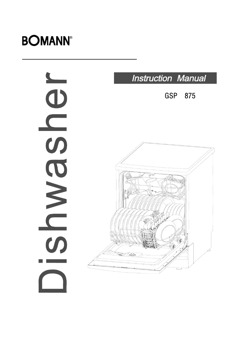 Page 1 of the manual User Manual Bomann GSP 875