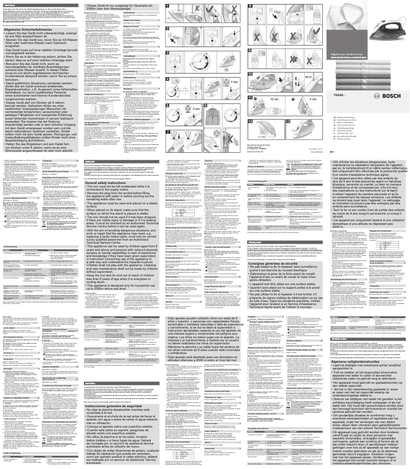 First page image of the manual for Sensixx B1 QuickFill Secure TDA2680