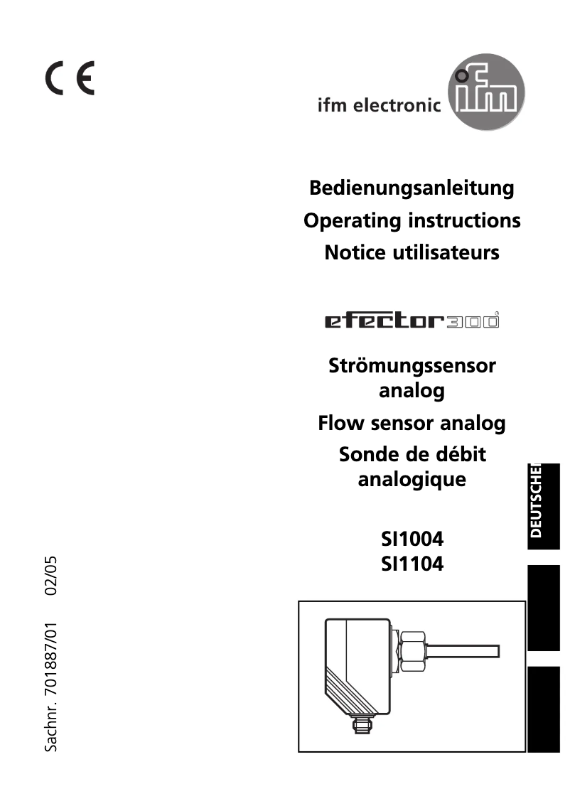 First page image of the manual for SI1004