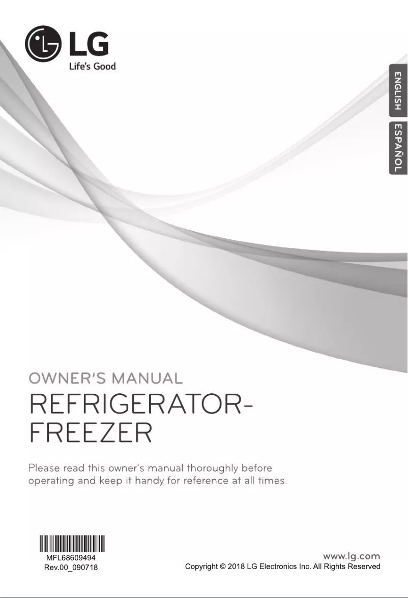 First page image of the manual for LT44AGD