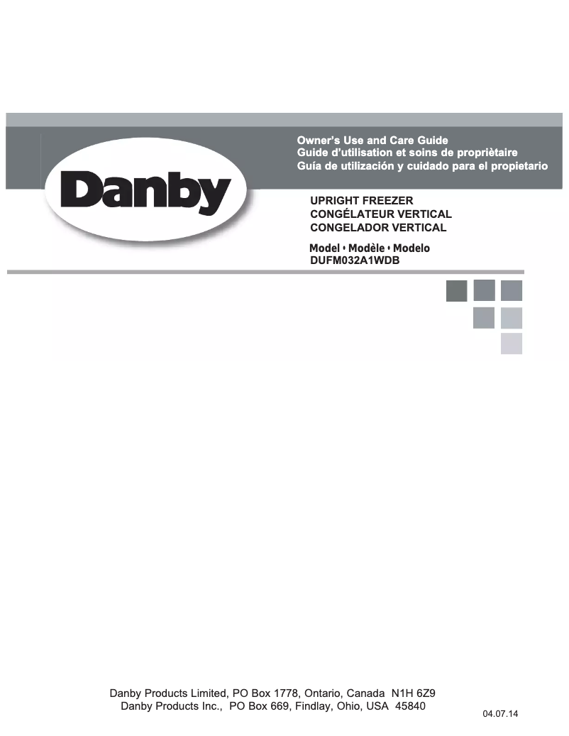 Page 1 of the manual User Manual Danby DUFM032A1WDB
