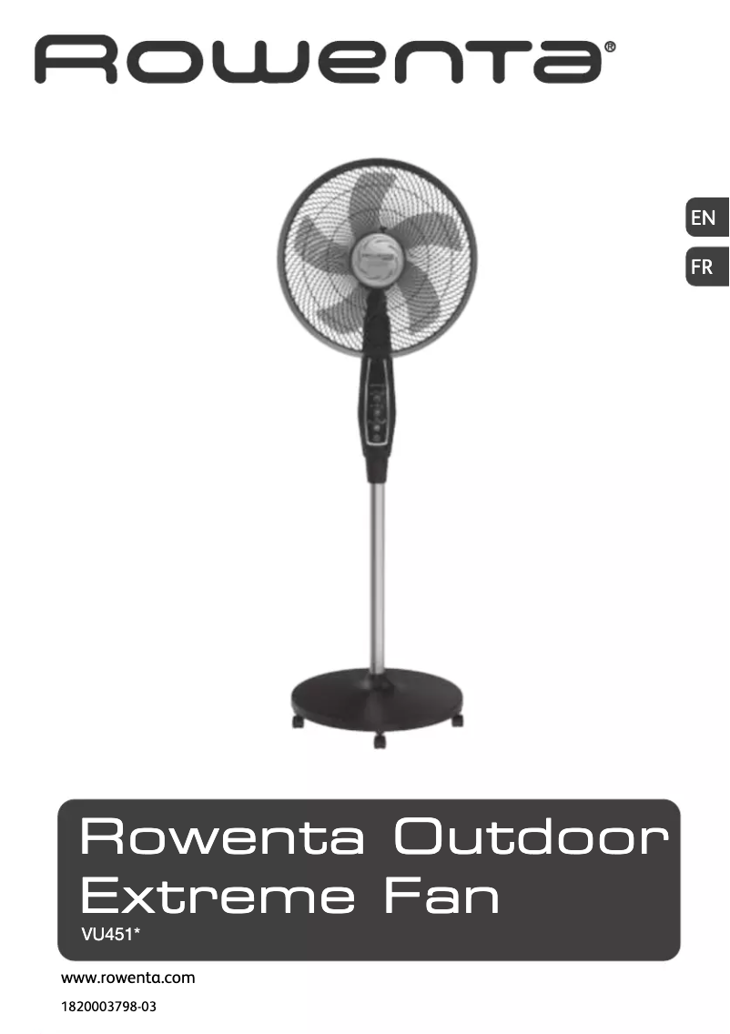 First page image of the manual for Extreme VU4510