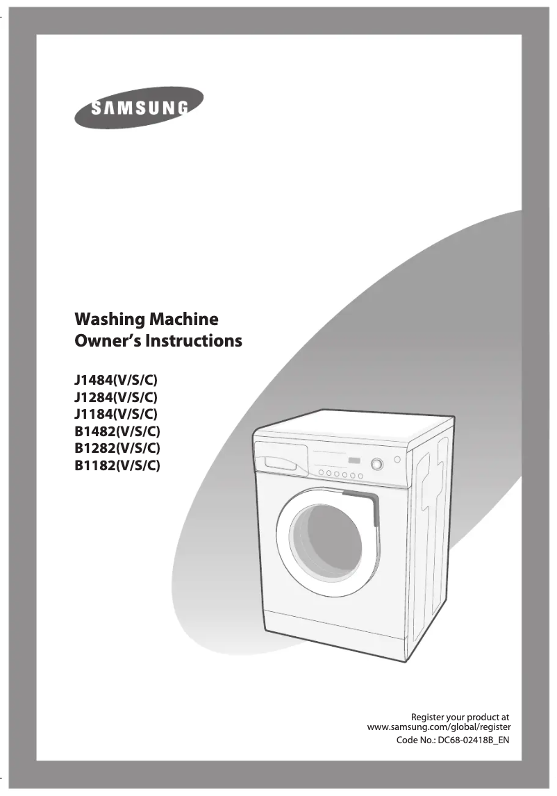 First page image of the manual for J1284