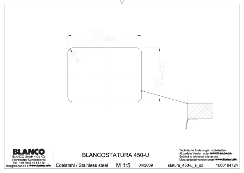 Image de la première page du manuel de l'appareil STATURA 450-U