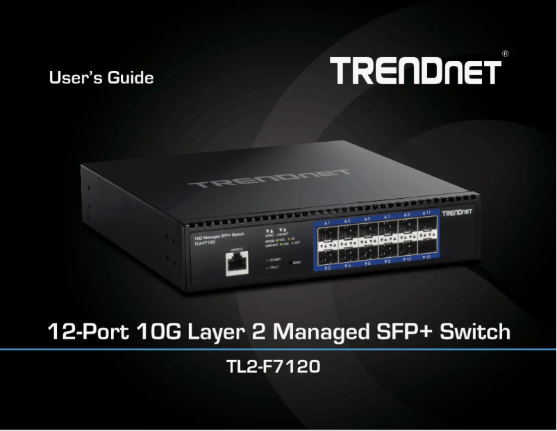 Page 1 of the manual User Manual TRENDnet TL2-F7120