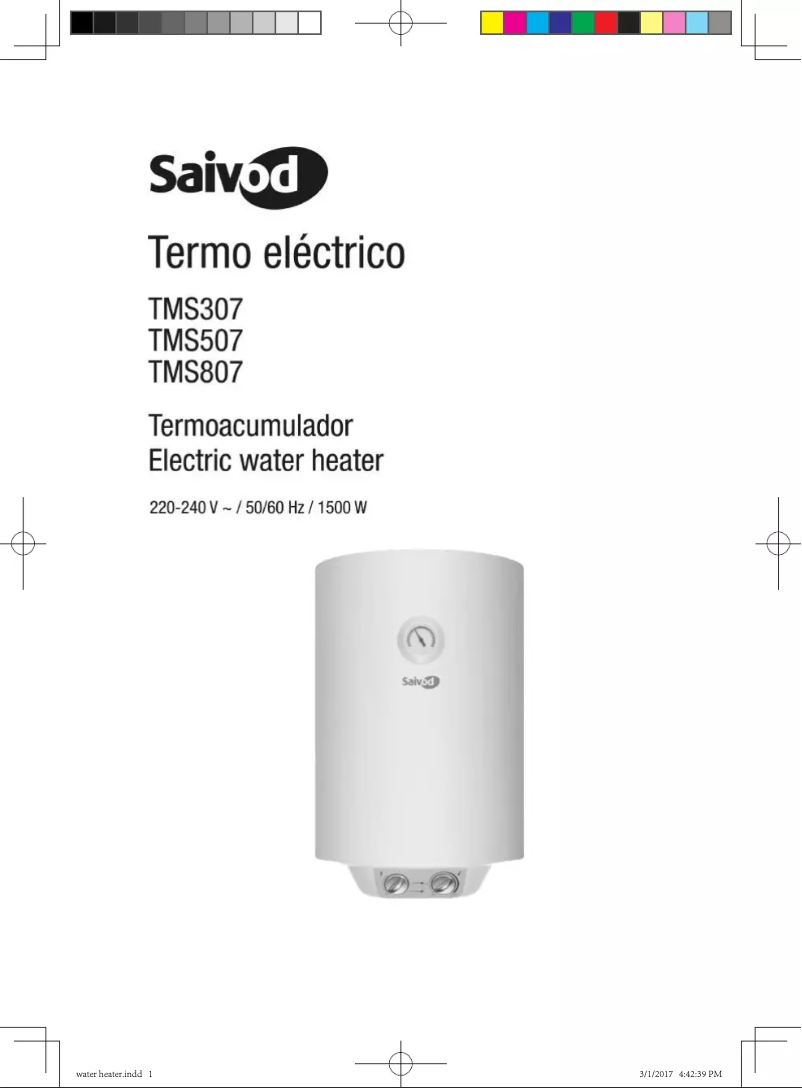 Page 1 of the manual User Manual Saivod TMS307