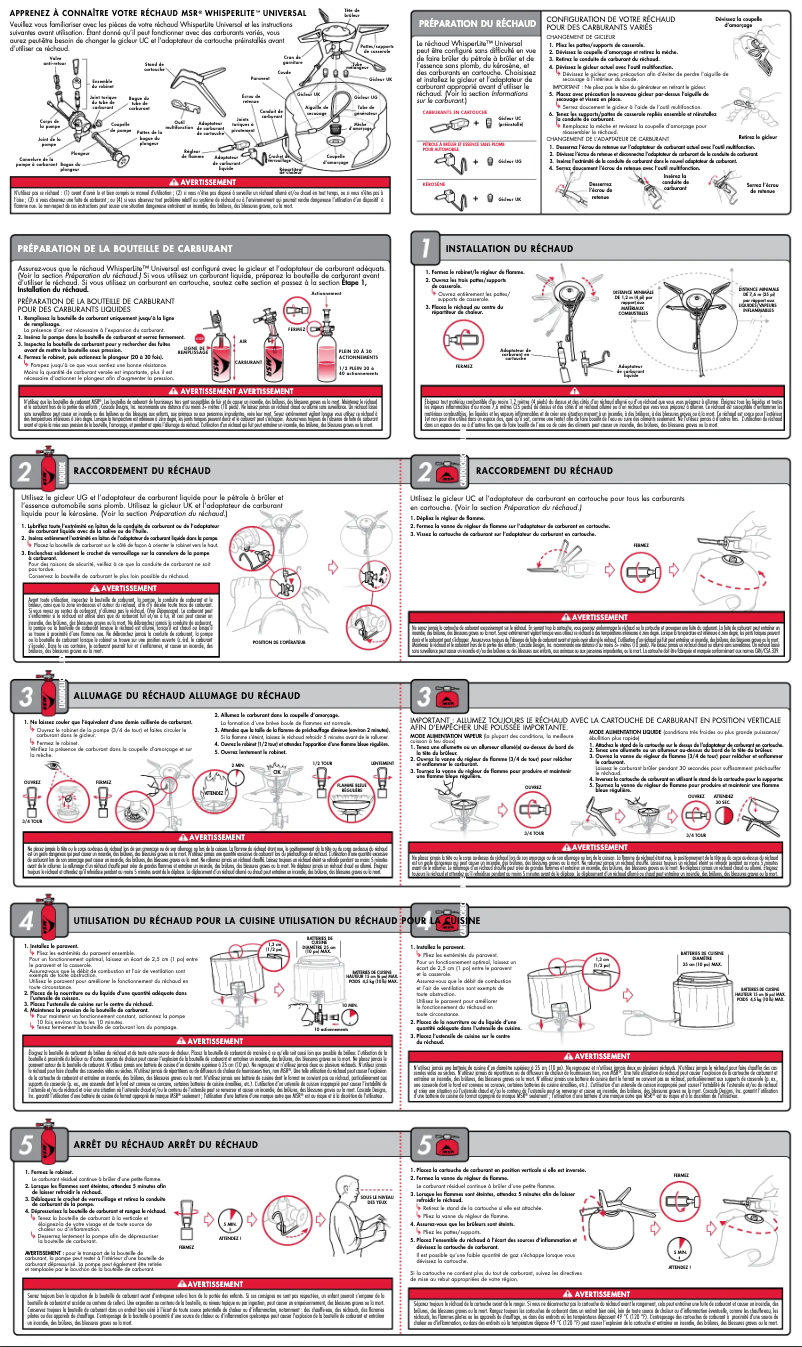 First page image of the manual for WhisperLite
