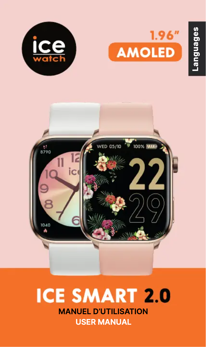 Page 1 of the manual User Manual ICE Watch Smart Two 1.96