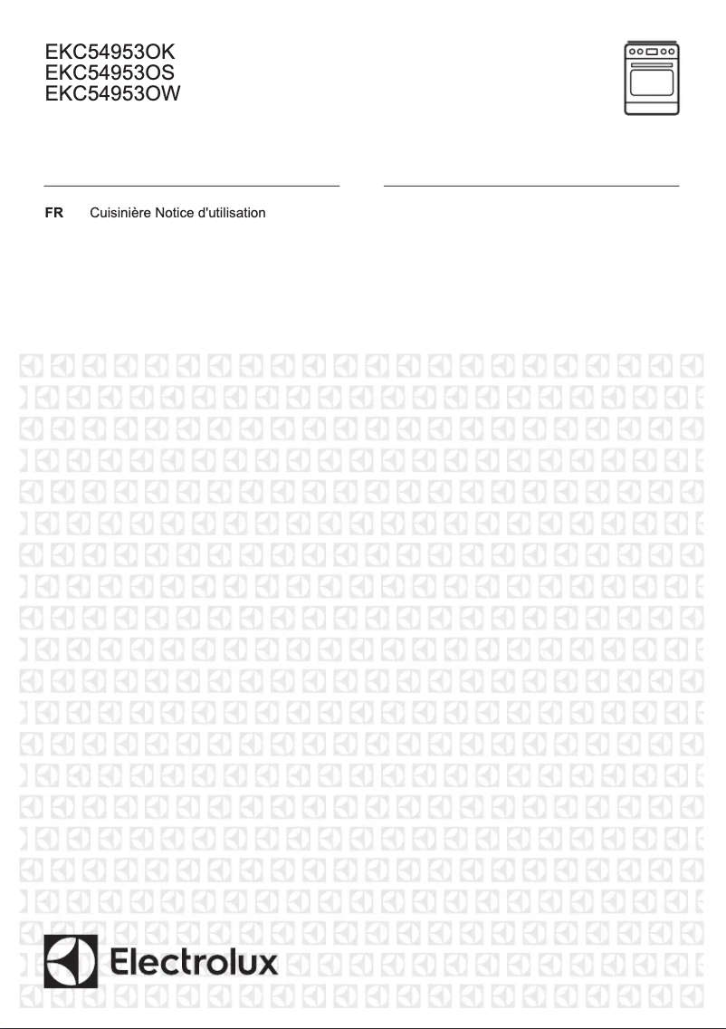 Page 1 of the manual Technical Sheet Electrolux EKC54953OW