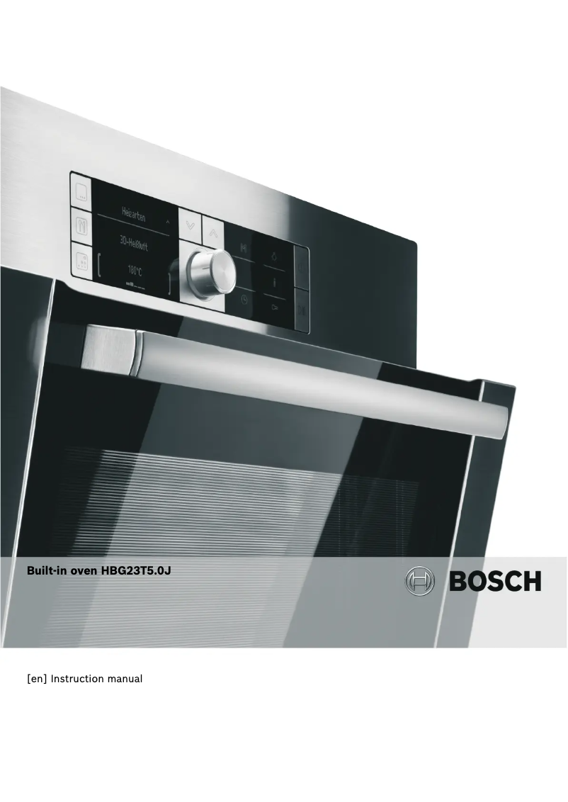 Page 1 of the manual User Manual Bosch HBG23T550J