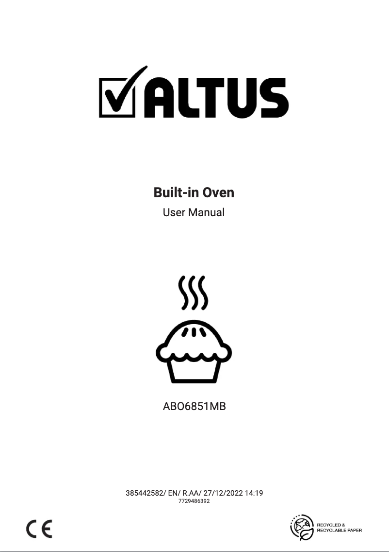 First page image of the manual for ABO6851MB