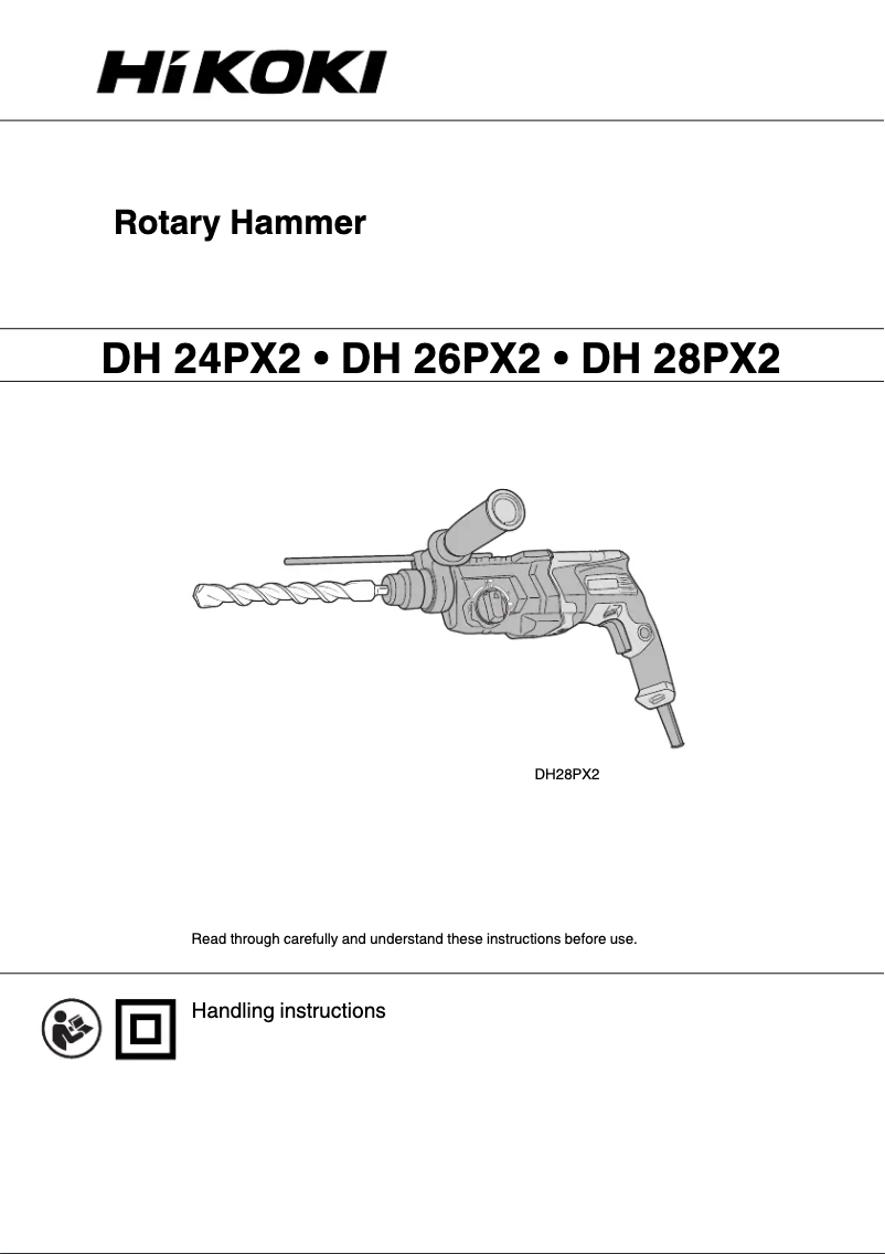 First page image of the manual for DH24PX2