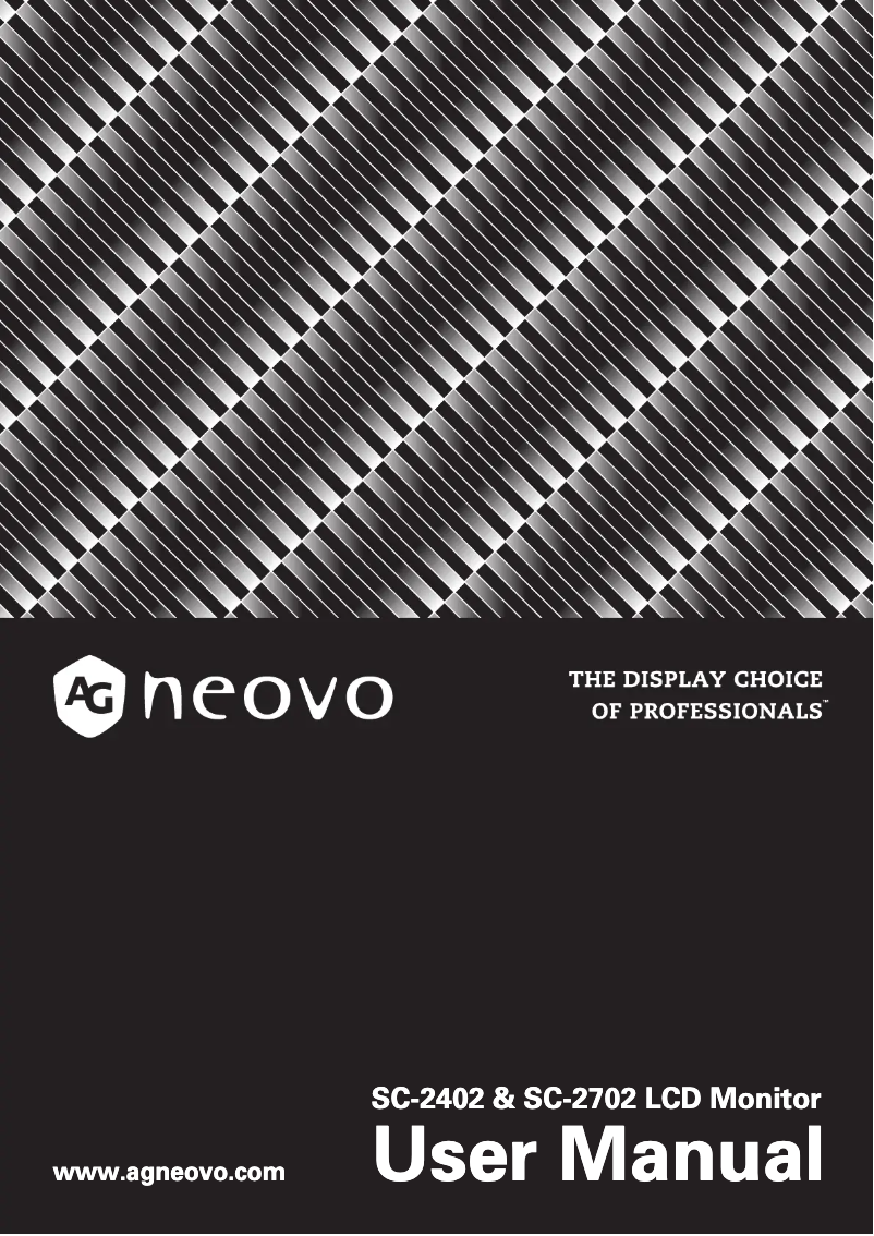 First page image of the manual for SC-2702