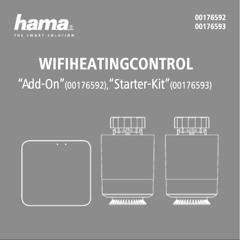 Page 1 of the manual Quick Start Guide Hama 00176592