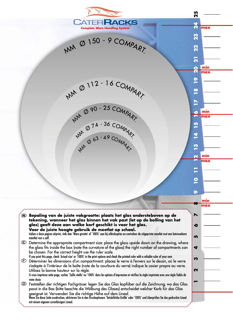 Page 1 of the manual User Manual CaterRacks CR3614