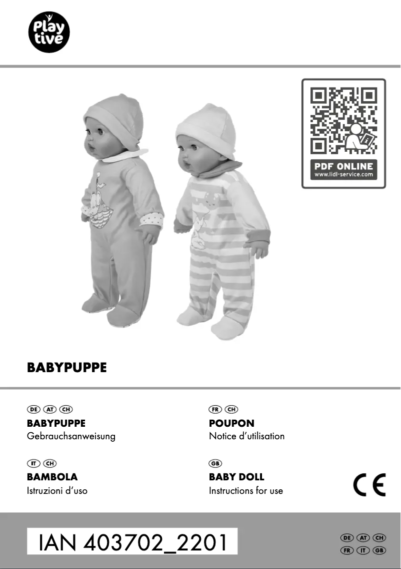 First page image of the manual for IAN 403702