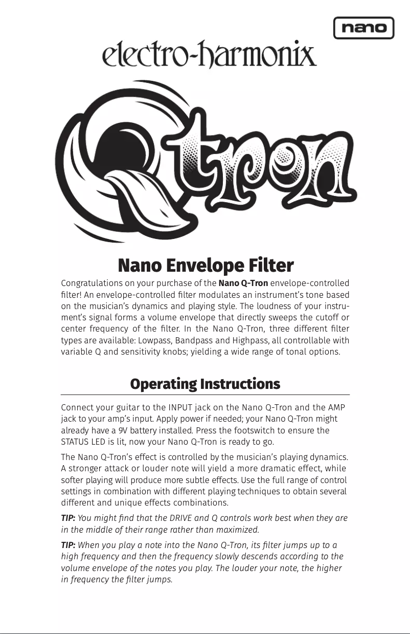 Page 1 of the manual User Manual Keith MCmillen QuNeo