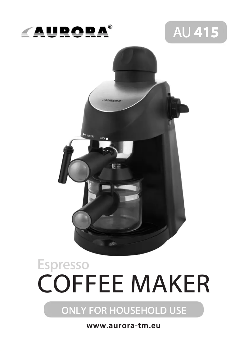 First page image of the manual for AU 415