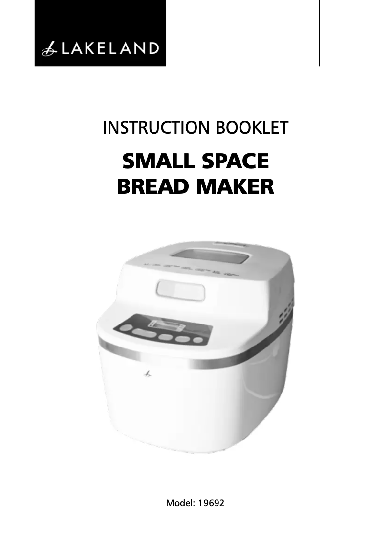 Image de la première page du manuel de l'appareil 19692