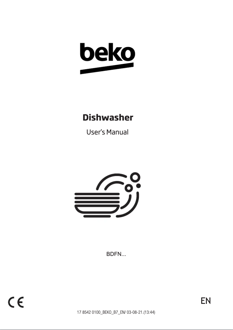 Page 1 of the manual User Manual Beko BDFN26520Q