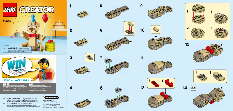 First page image of the manual for Creator 30582