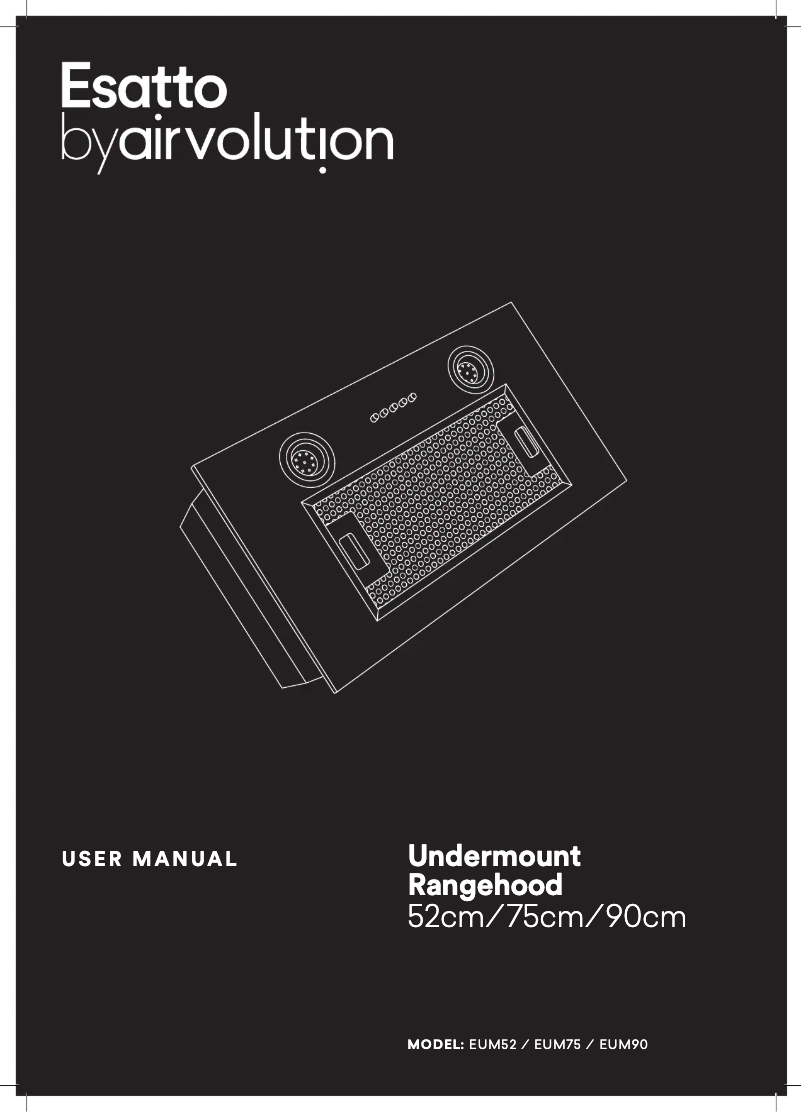 First page image of the manual for EUM75