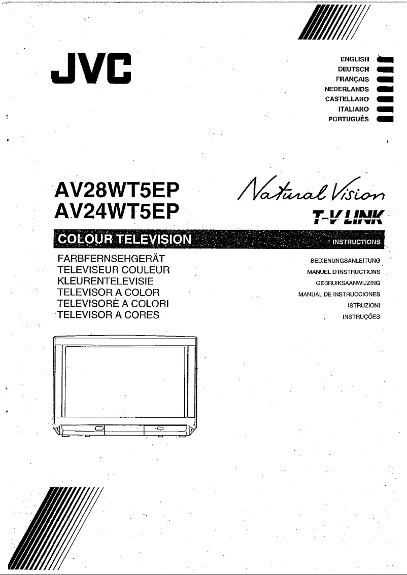 First page image of the manual for AV28WT5EP