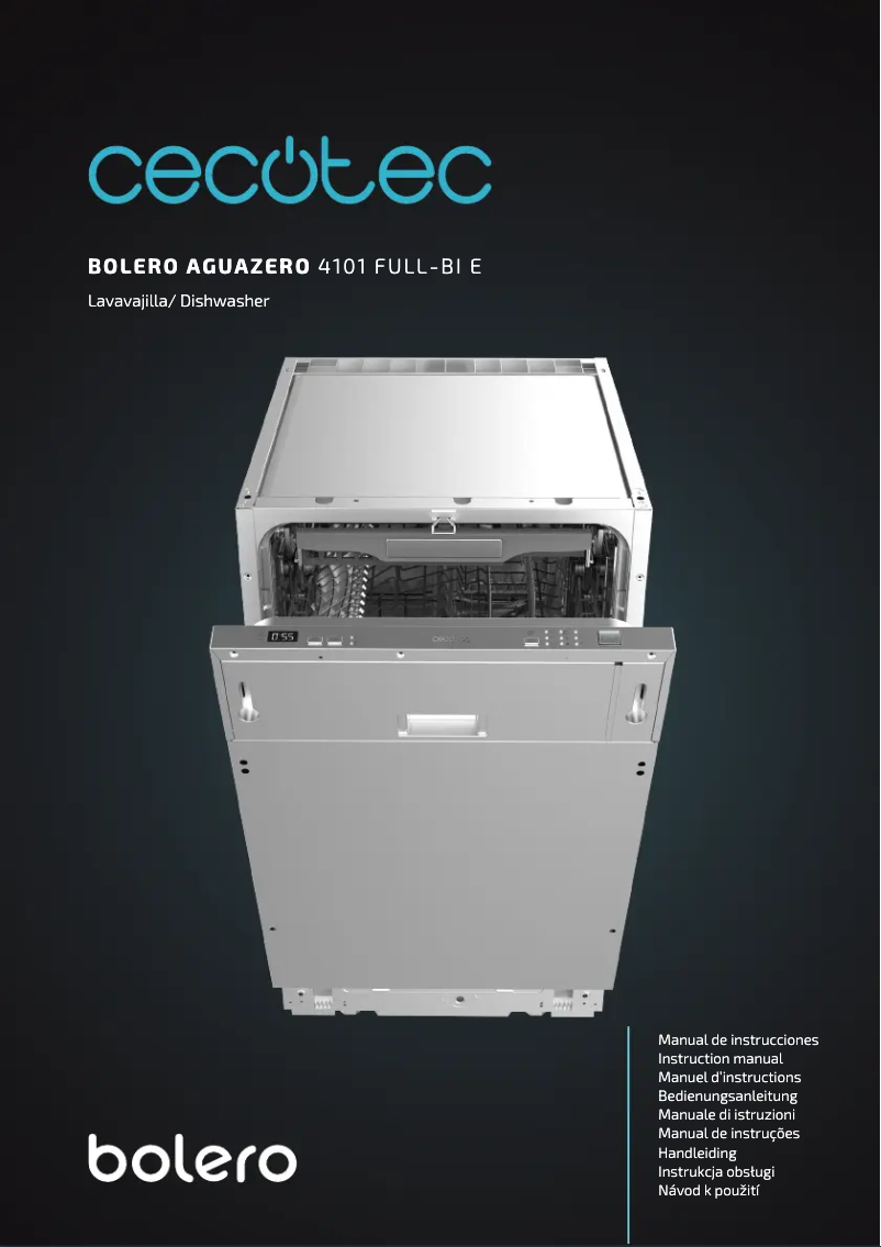 Page 1 of the manual User Manual Cecotec Bolero Aguazero 6500 FULL-BI C