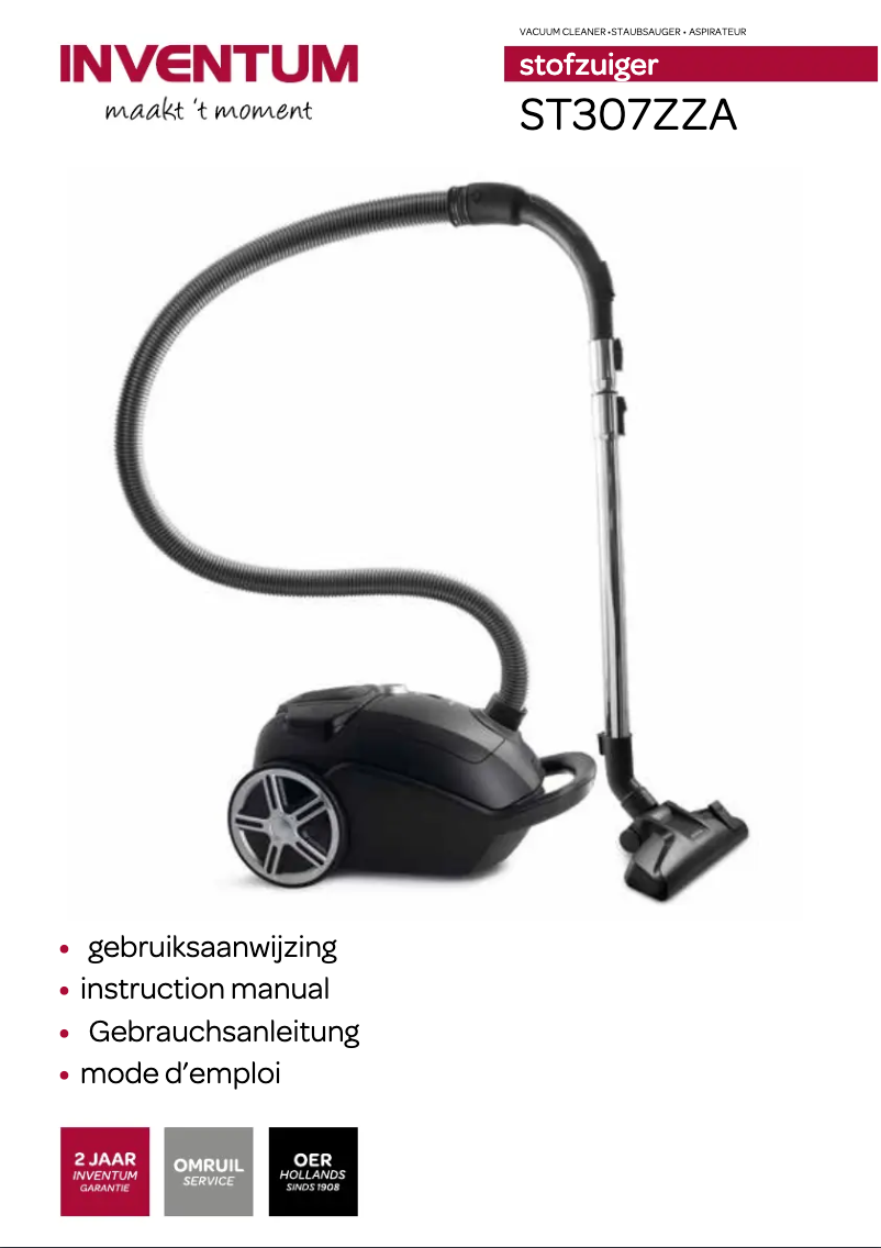 First page image of the manual for ST307ZZA