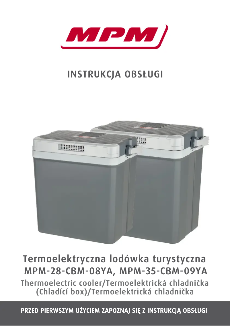 Page 1 of the manual User Manual MPM MPM-35-CBM-09YA