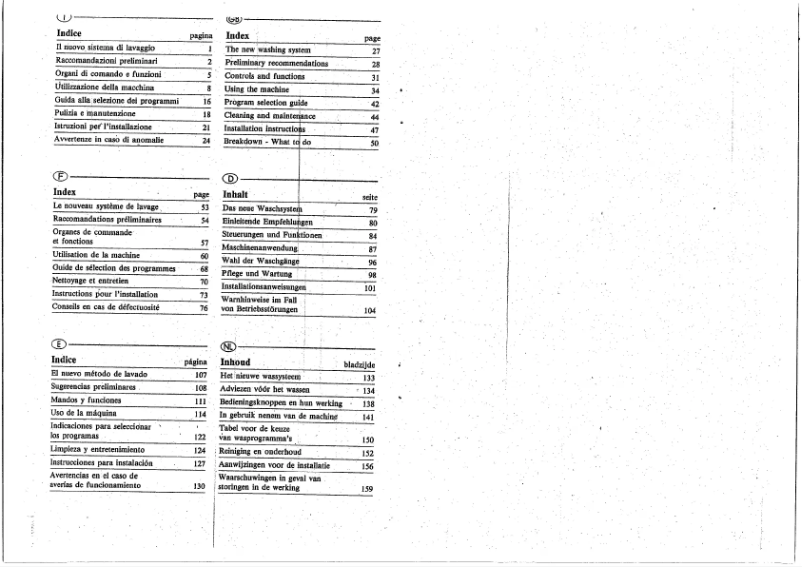 Page 1 of the manual User Manual Smeg 4SE84