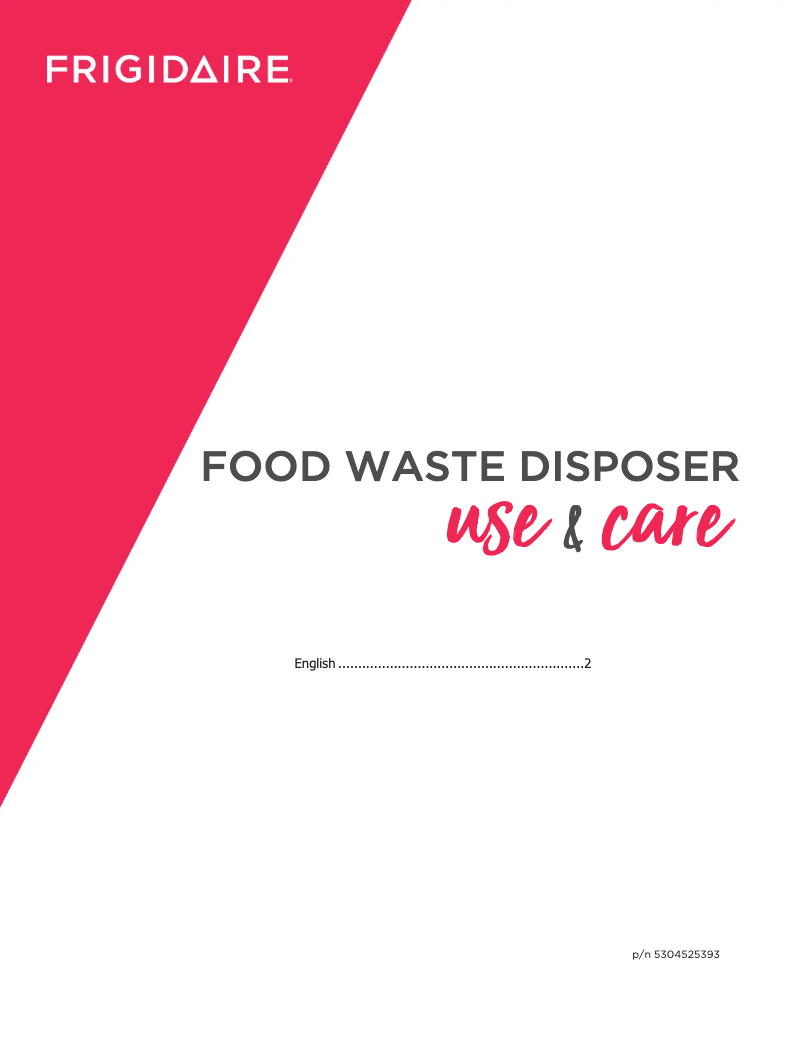 First page image of the manual for FF05DISPC1