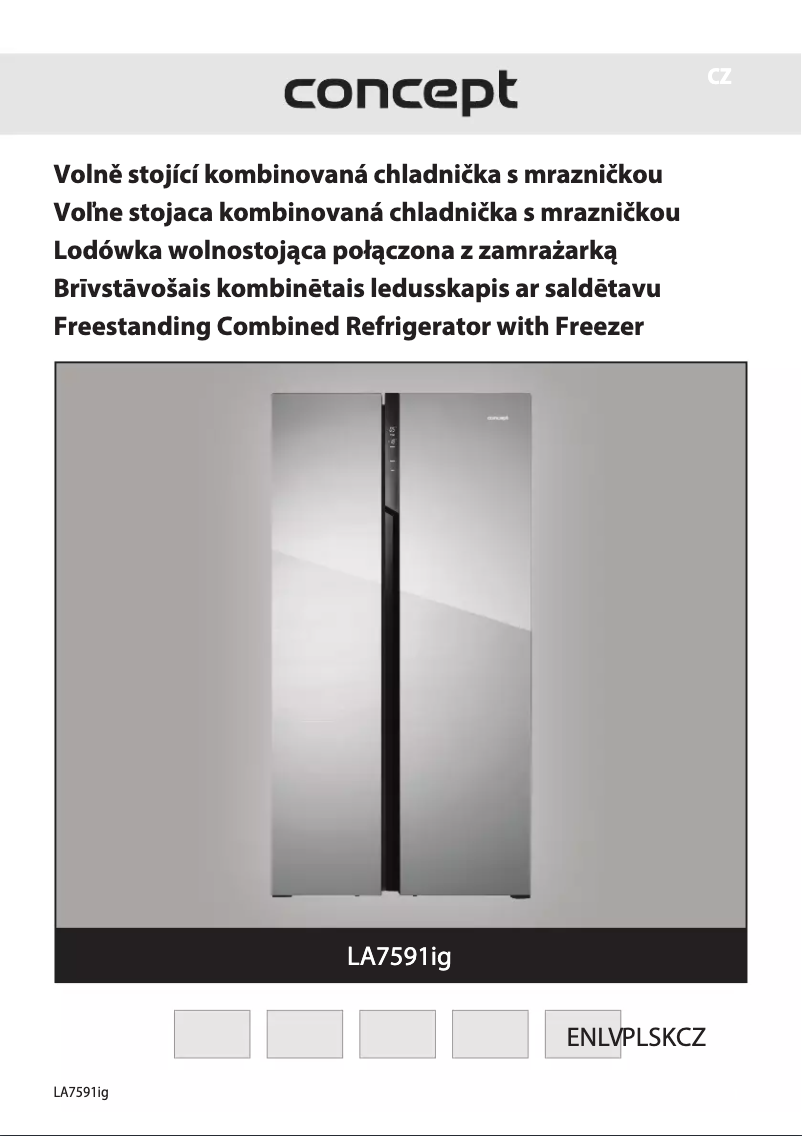 Page 1 of the manual User Manual Concept LA7591IG