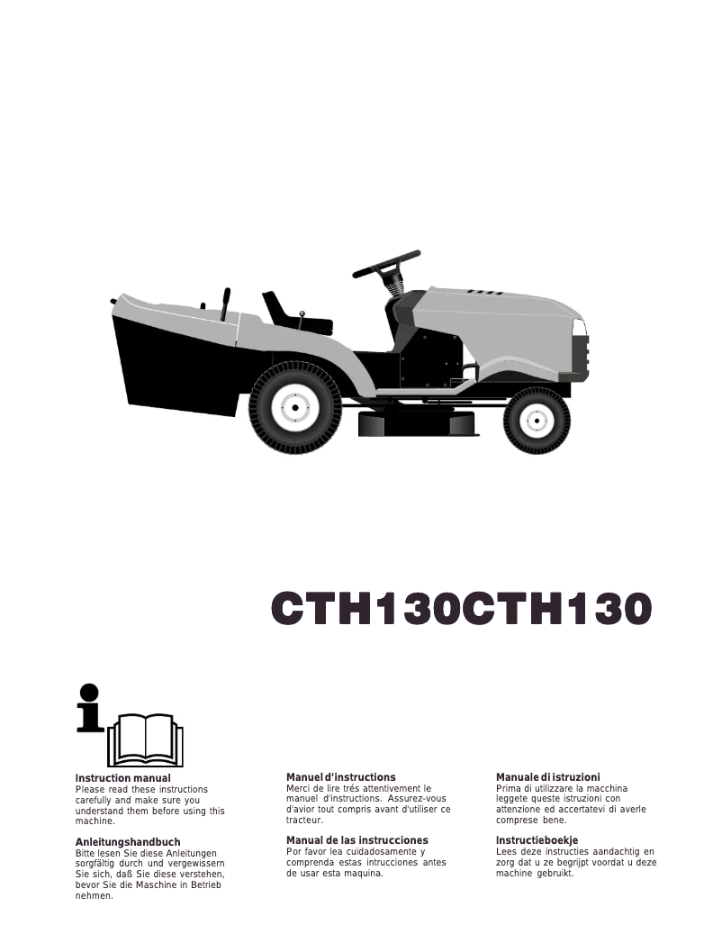 First page image of the manual for CTH130