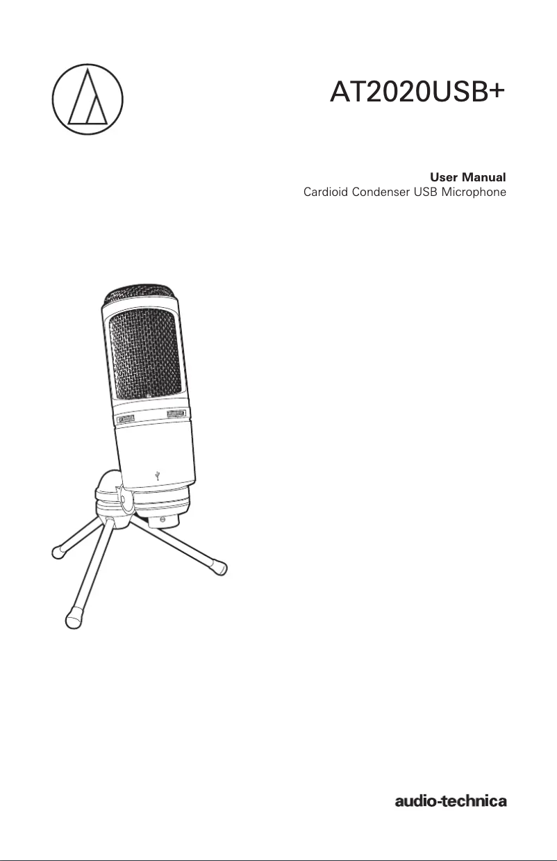 Image de la première page du manuel de l'appareil AT2020USB+