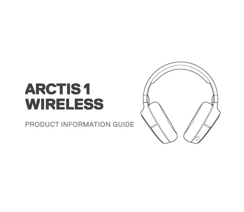 First page image of the manual for Arctis 1