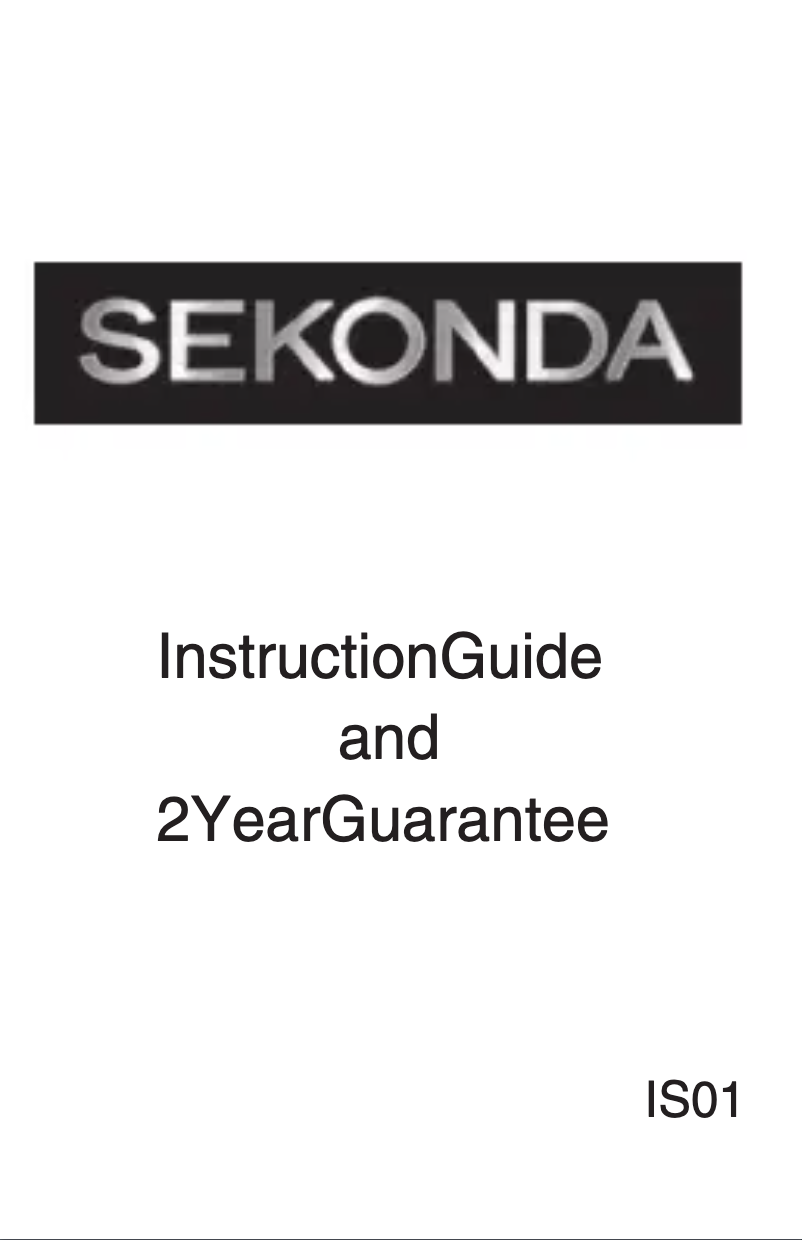 Page 1 of the manual User Manual Sekonda 4660.27