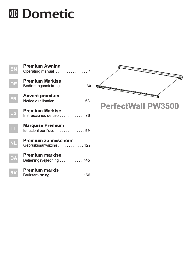 Image de la première page du manuel de l'appareil PerfectWall PW3500