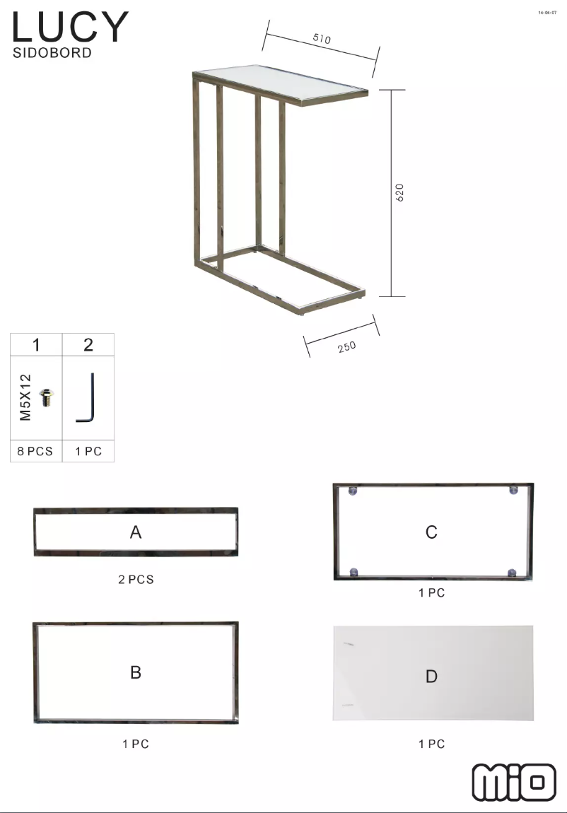First page image of the manual for Lucy