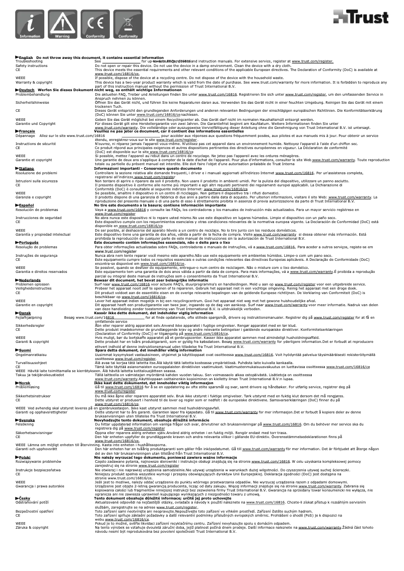 First page image of the manual for 17508