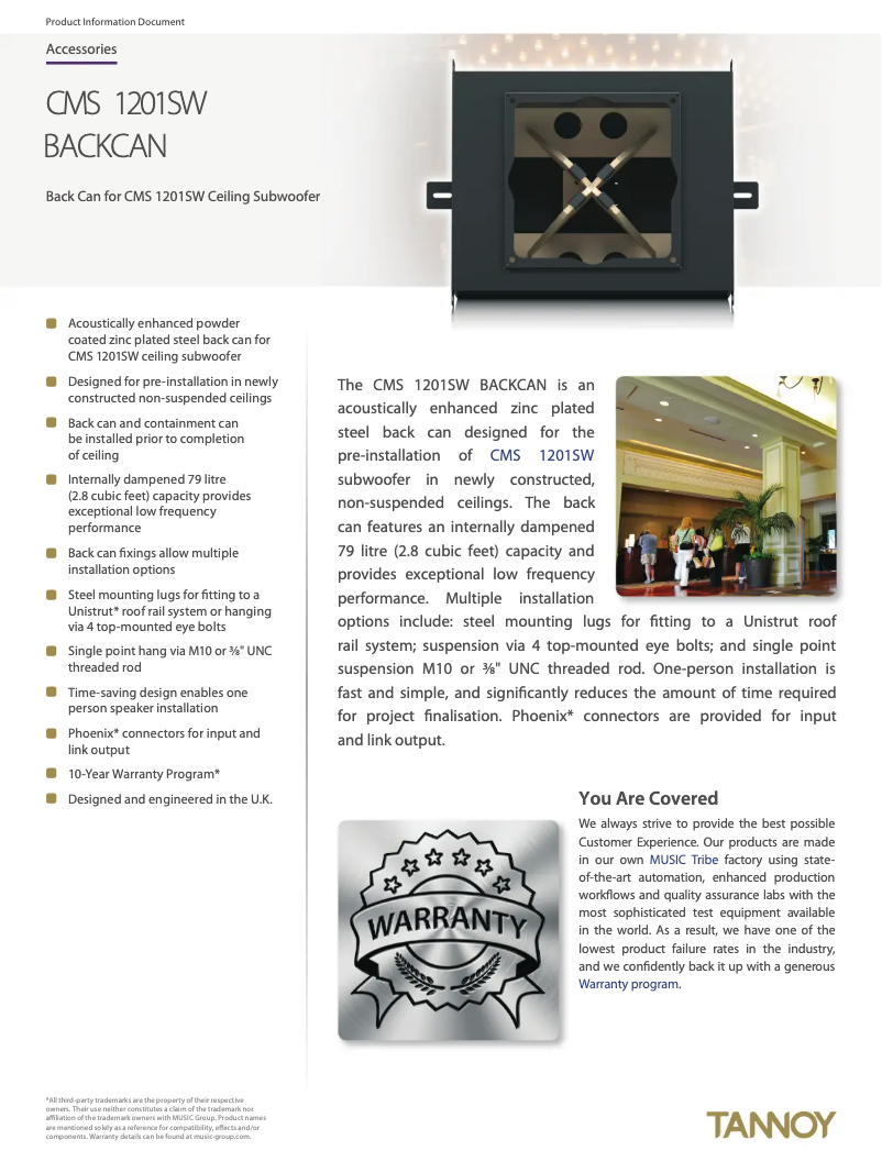 First page image of the manual for CMS 1201SW