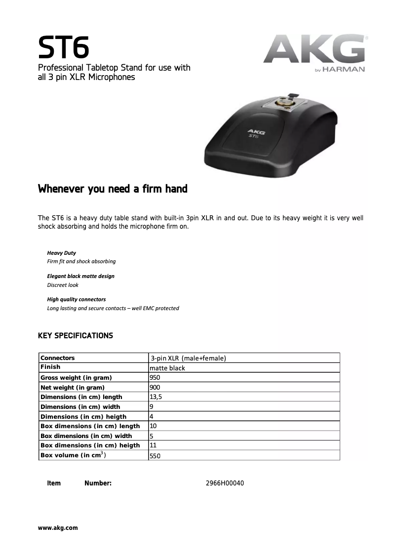 First page image of the manual for ST6