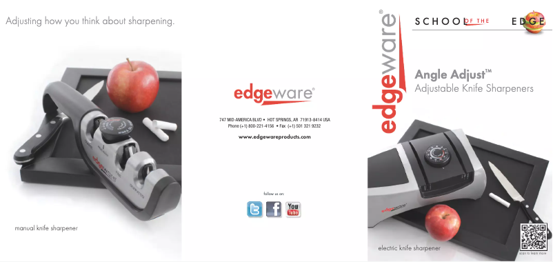 First page image of the manual for Angle Adjust