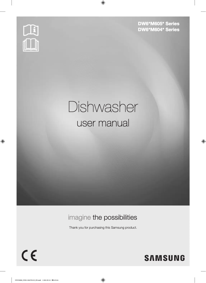 First page image of the manual for DW6BM6051US