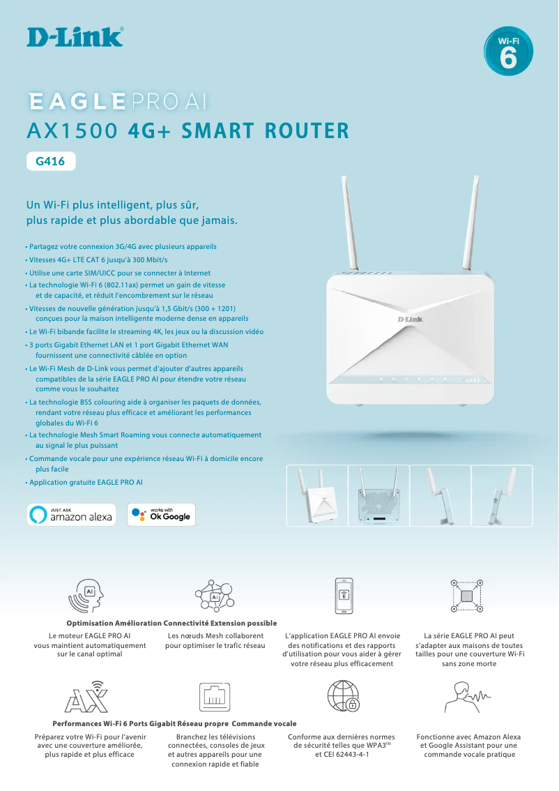 First page image of the manual for G416