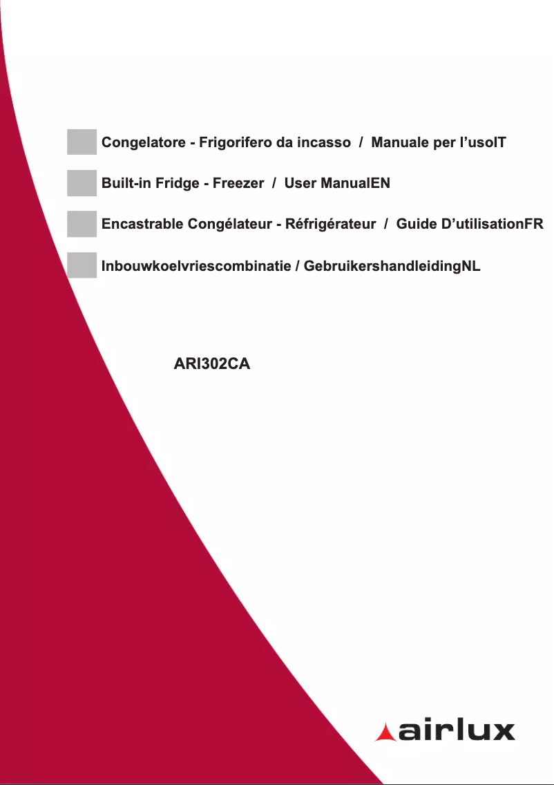 First page image of the manual for ARI302CA