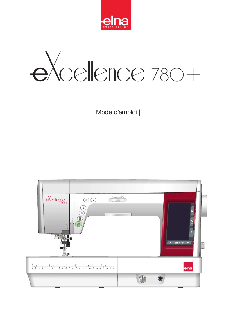 First page image of the manual for eXcellence 780