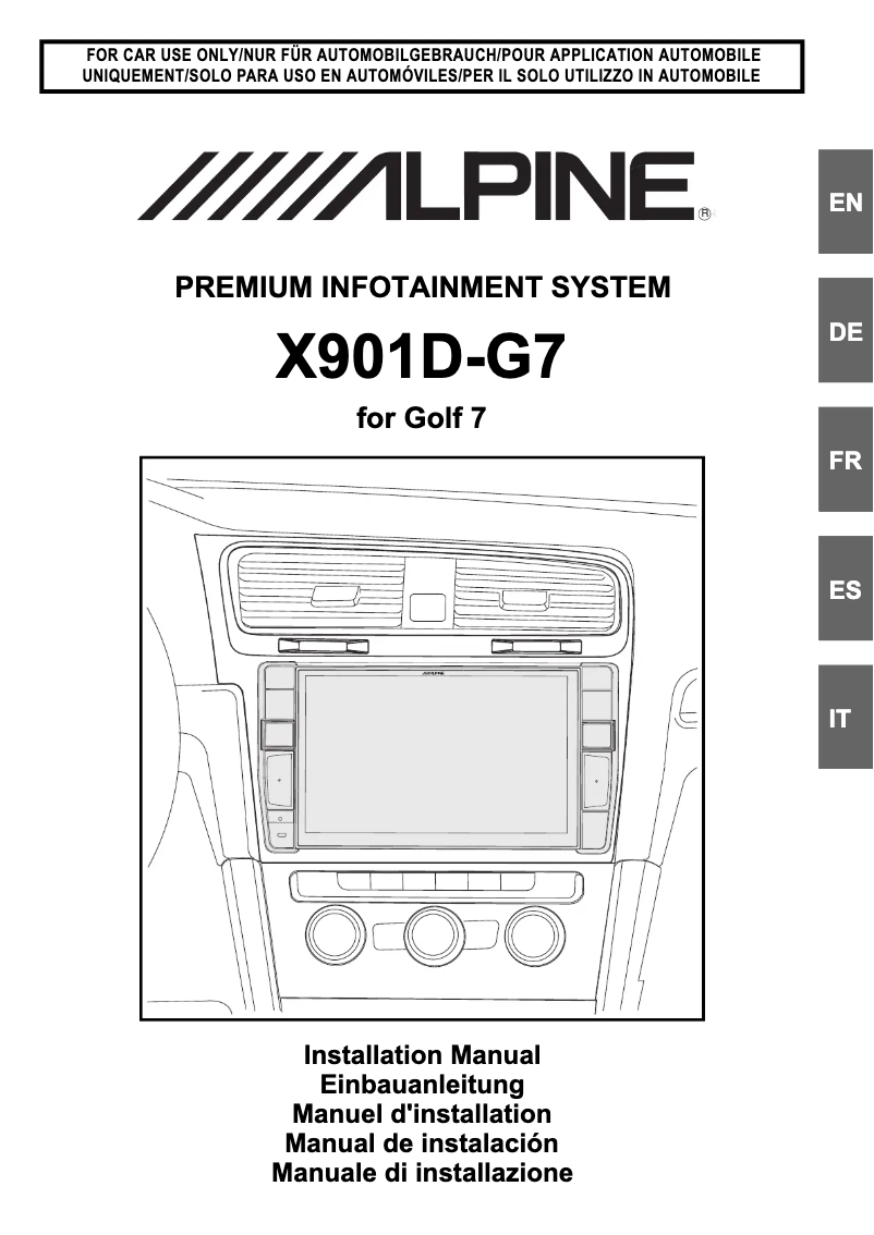 First page image of the manual for X901D-G7