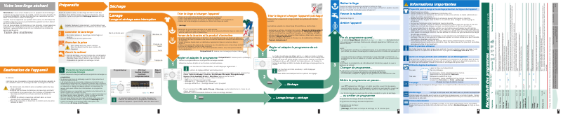 Page 1 of the manual User Manual Siemens WD14H360FF