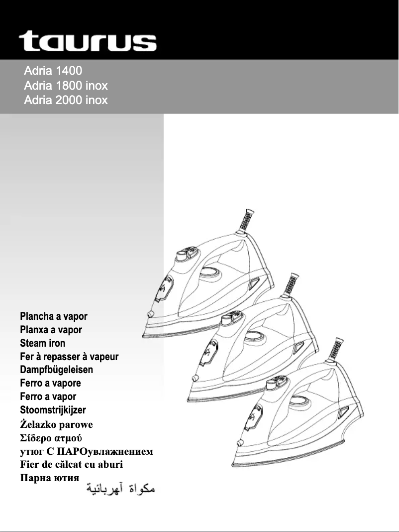 First page image of the manual for Adria 1400